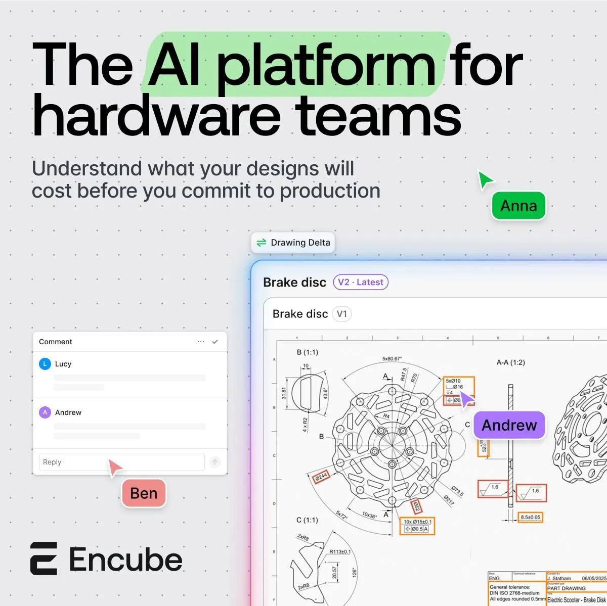 LinkedIn ad: The AI platform for hardware teams